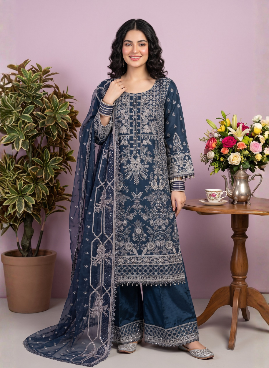 BM-4031 Women Sohni Dharti Chiffon