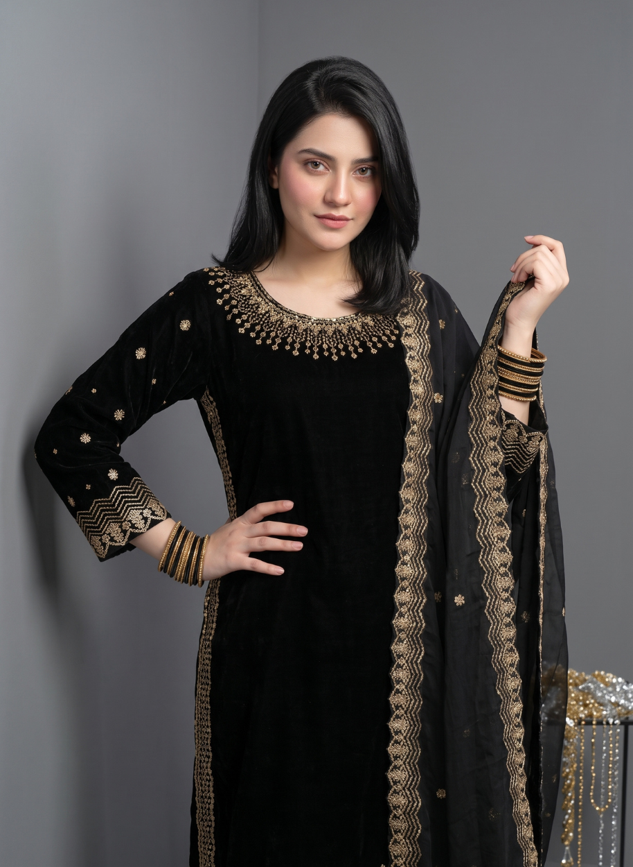 W3050 Women Velvet 