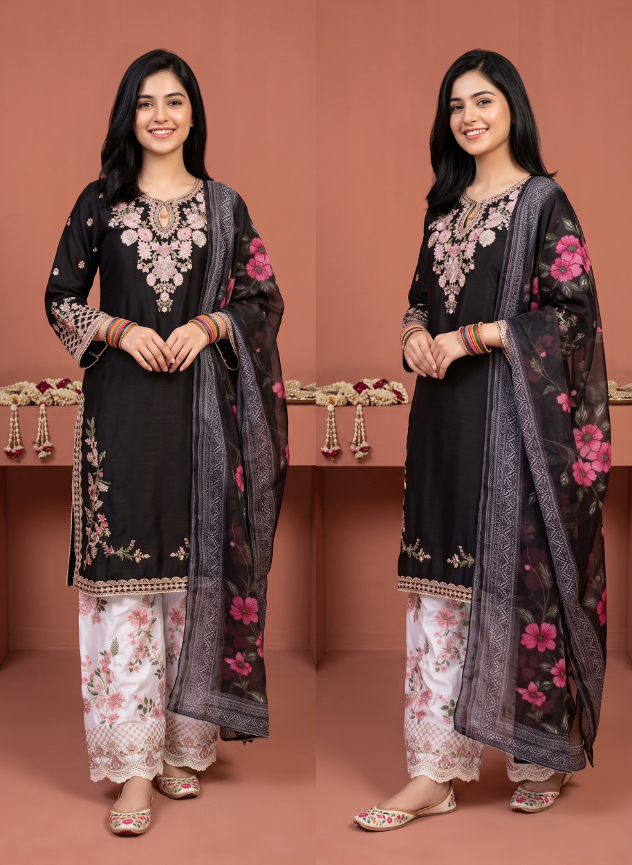 W4643 Women Shamoz Silk