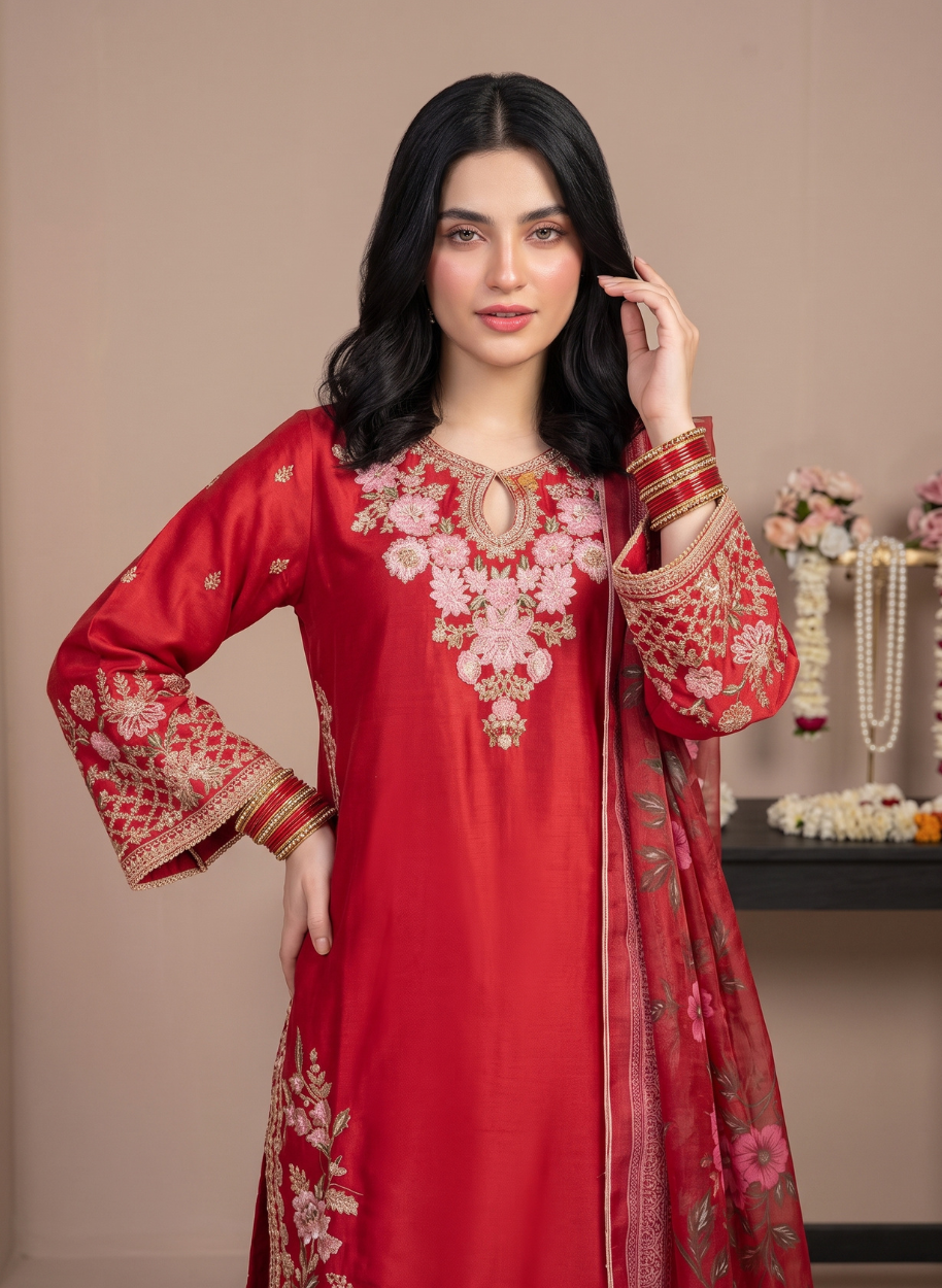 W4643 Women Shamoz Silk