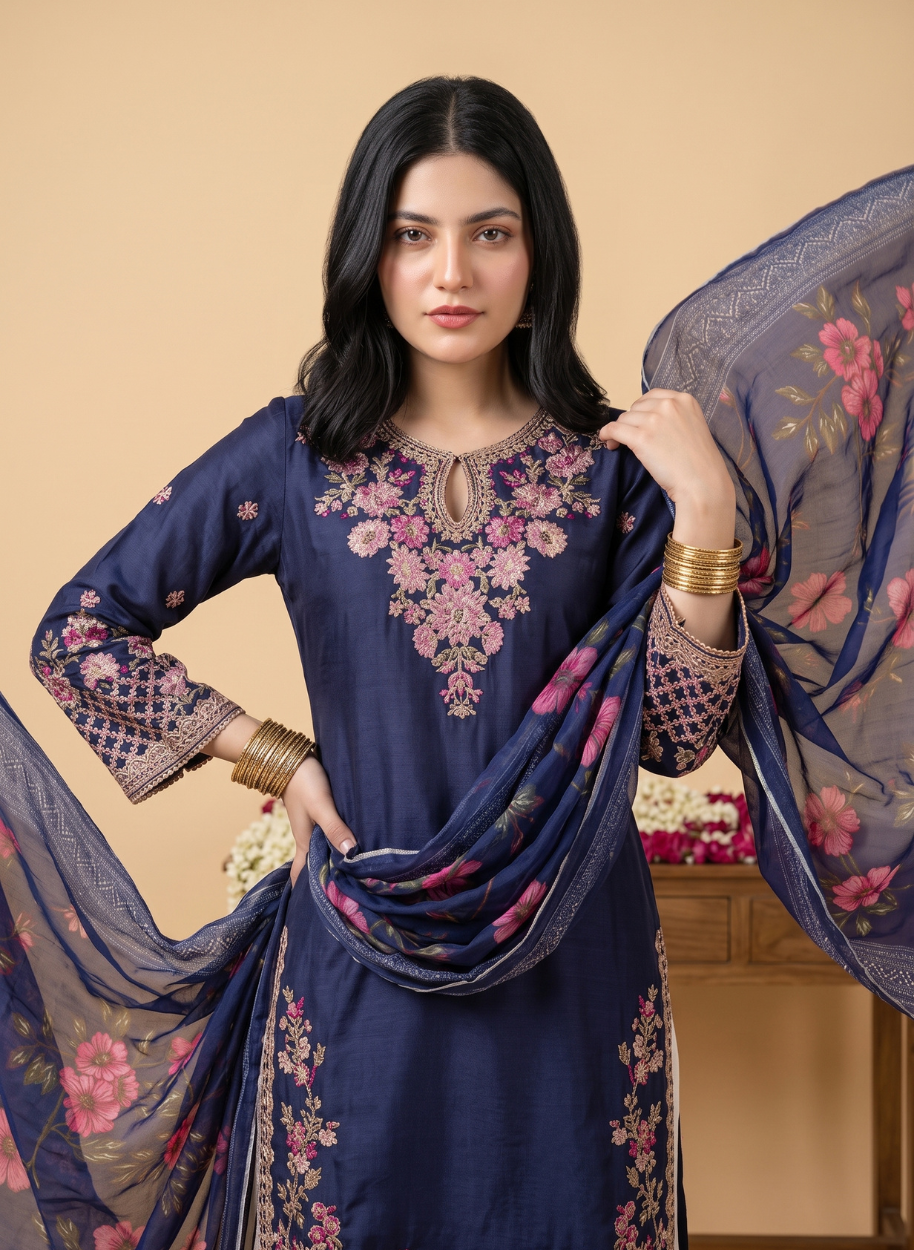 W4643 Women Shamoz Silk