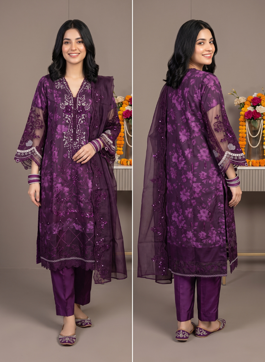 AB02 Women Organza
