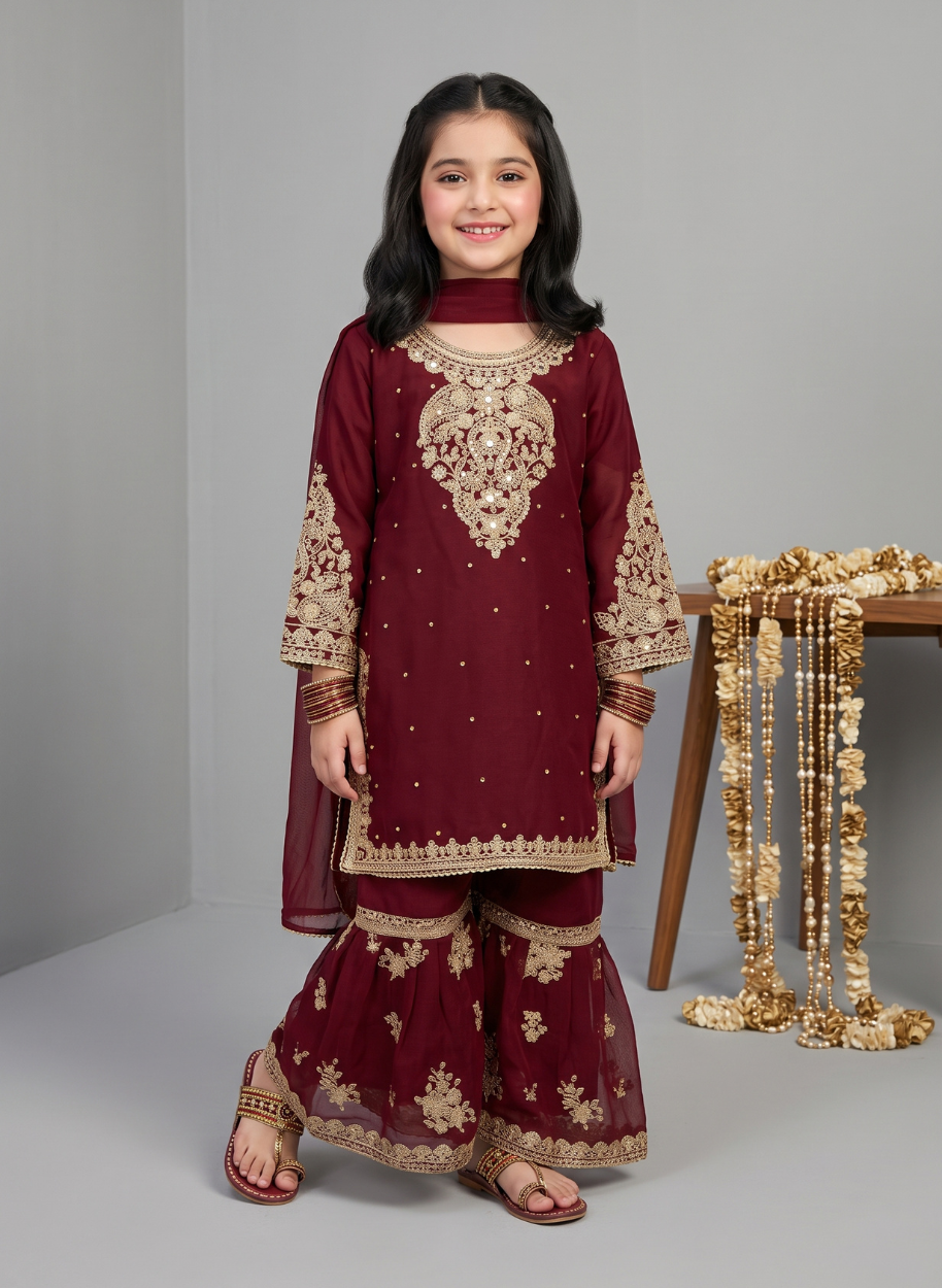M0016 Kids Chiffon (26,28,30,32,34,36)