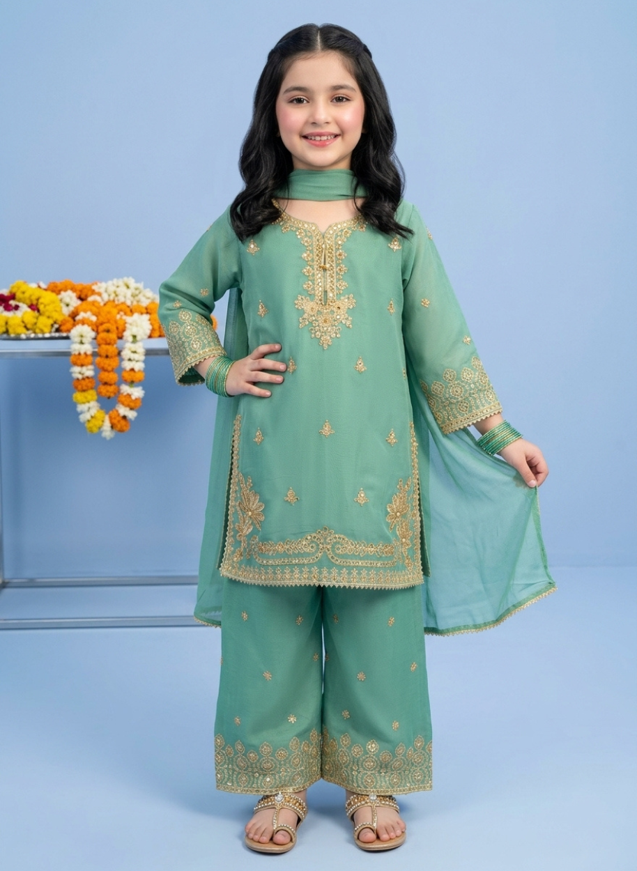 M0012 Kids Chiffon (26,28,30,32,34,36)