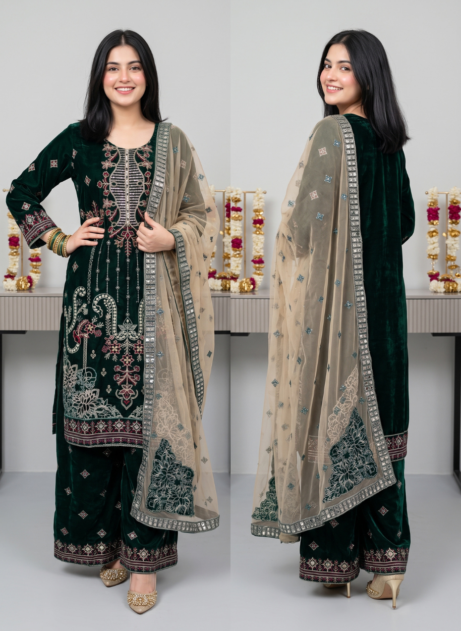 W64 Women Velvet  (S,M,M,L,L,XL)