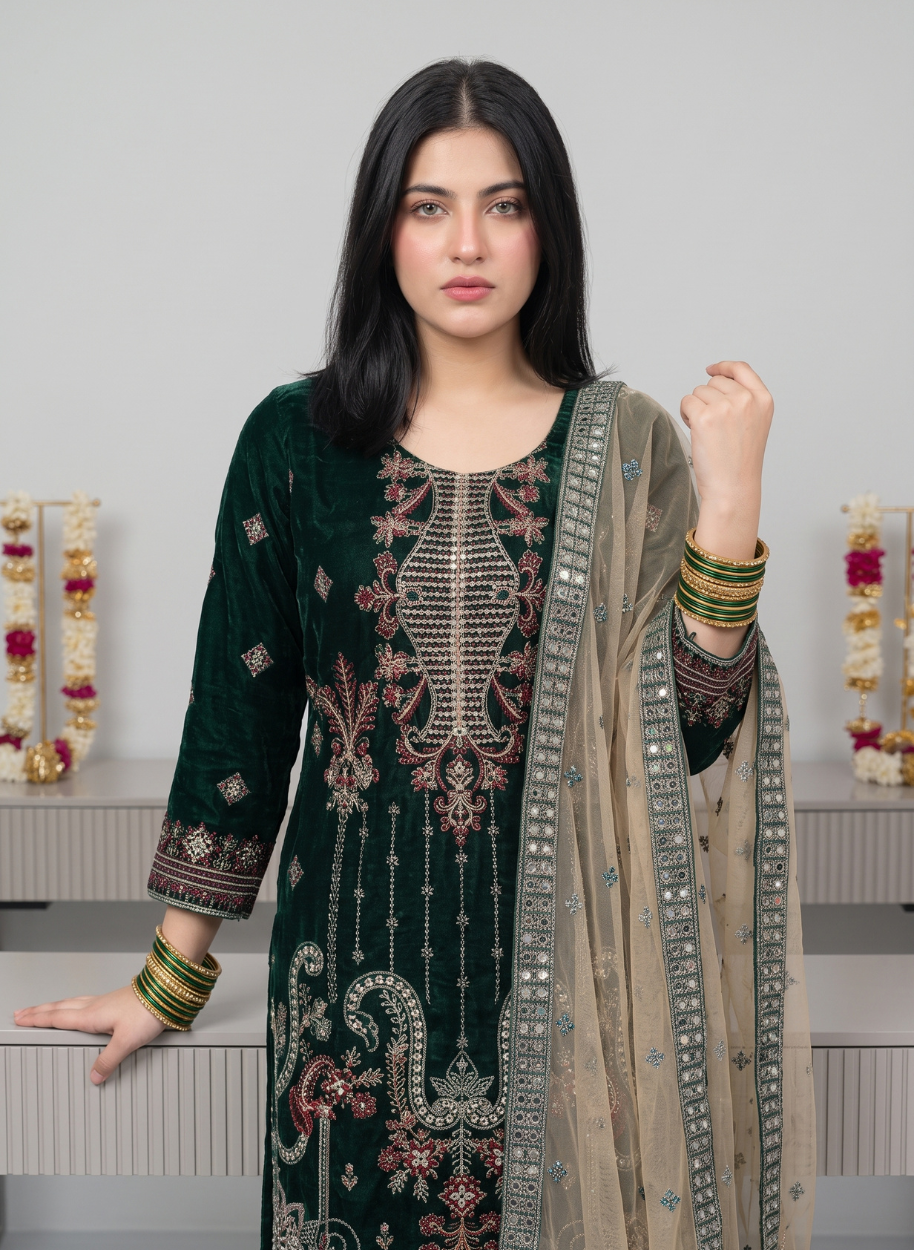 W64 Women Velvet  (S,M,M,L,L,XL)