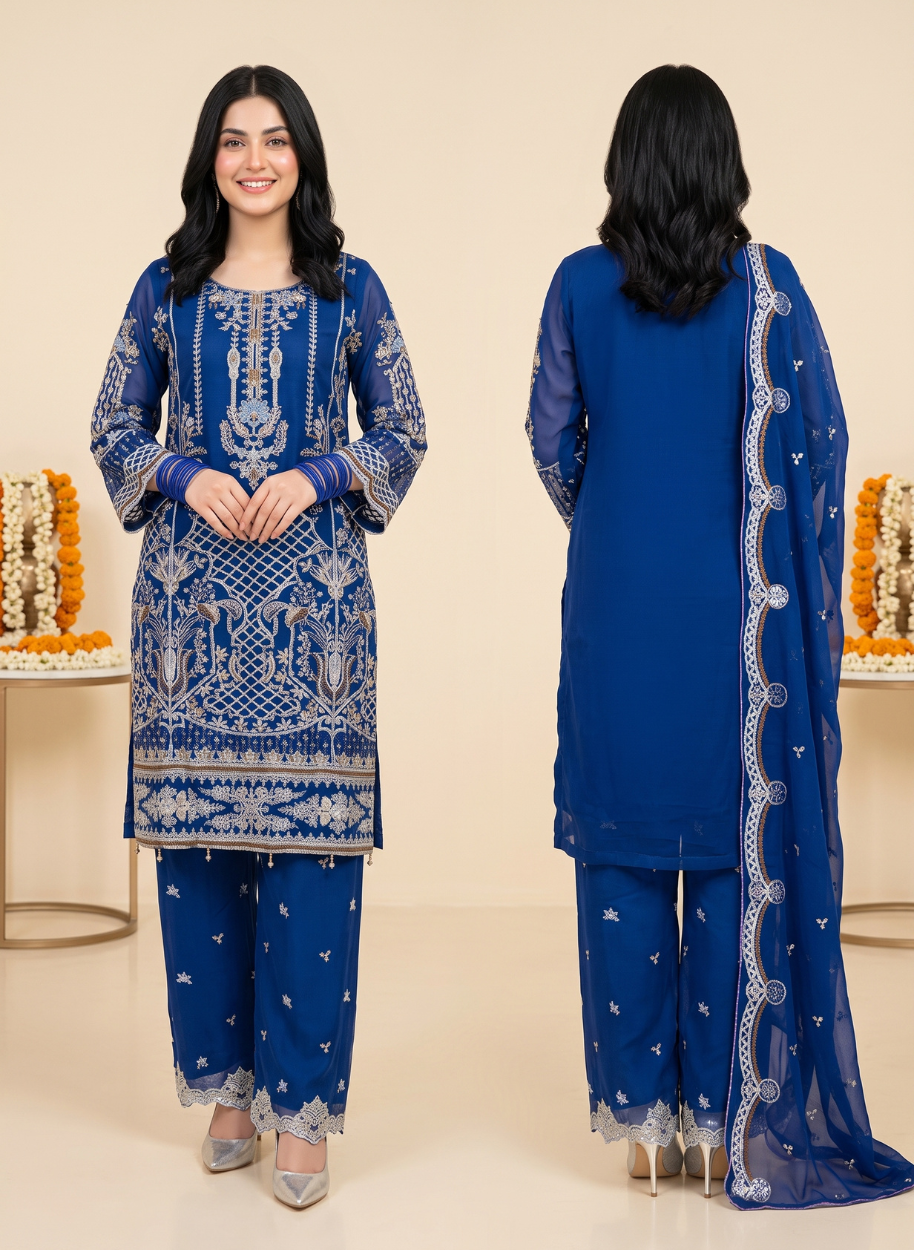 E26 Women Crinkle Chiffon (Standard Size)