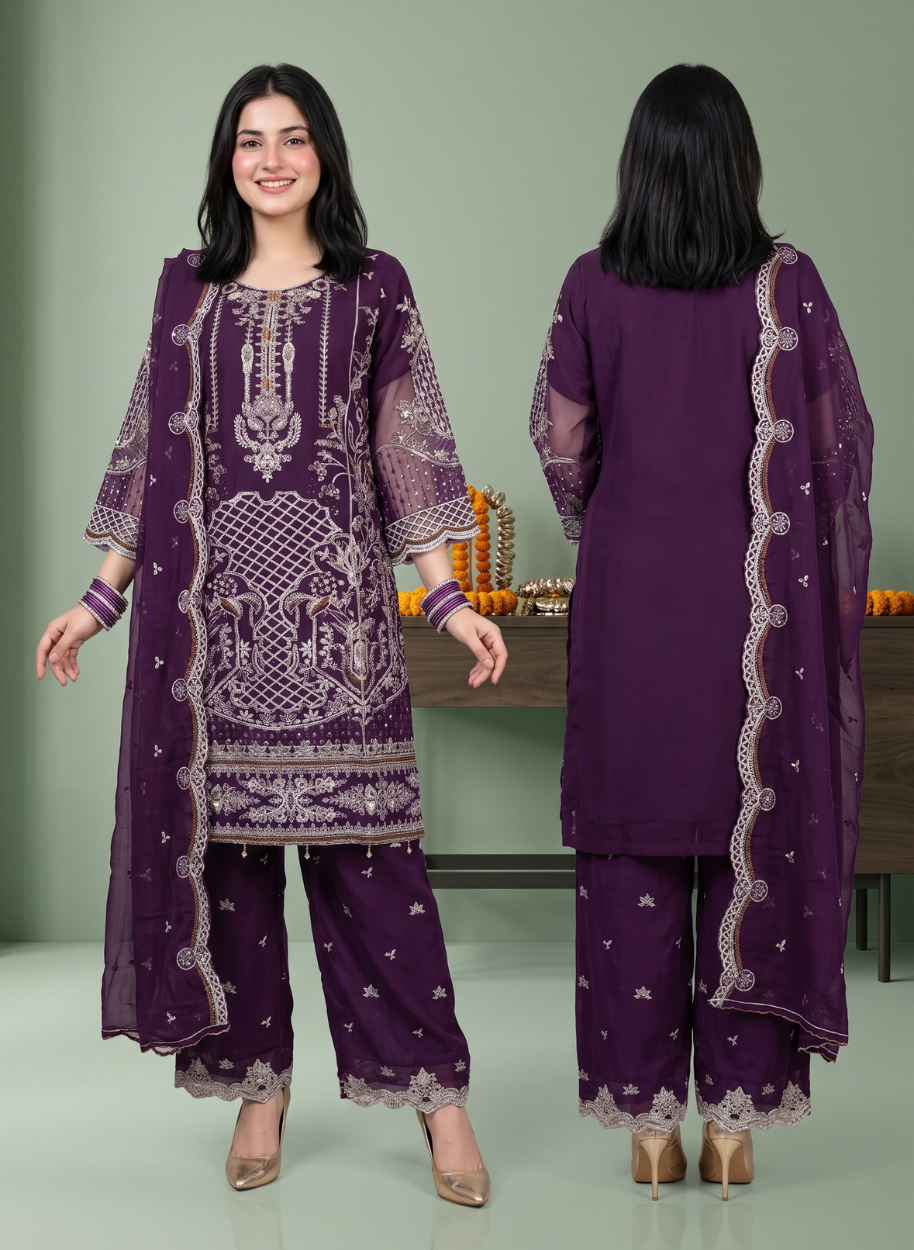 E26 Women Crinkle Chiffon (Standard Size)