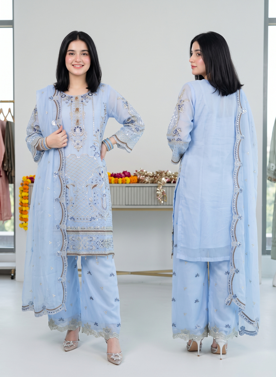 E26 Women Crinkle Chiffon (Standard Size)