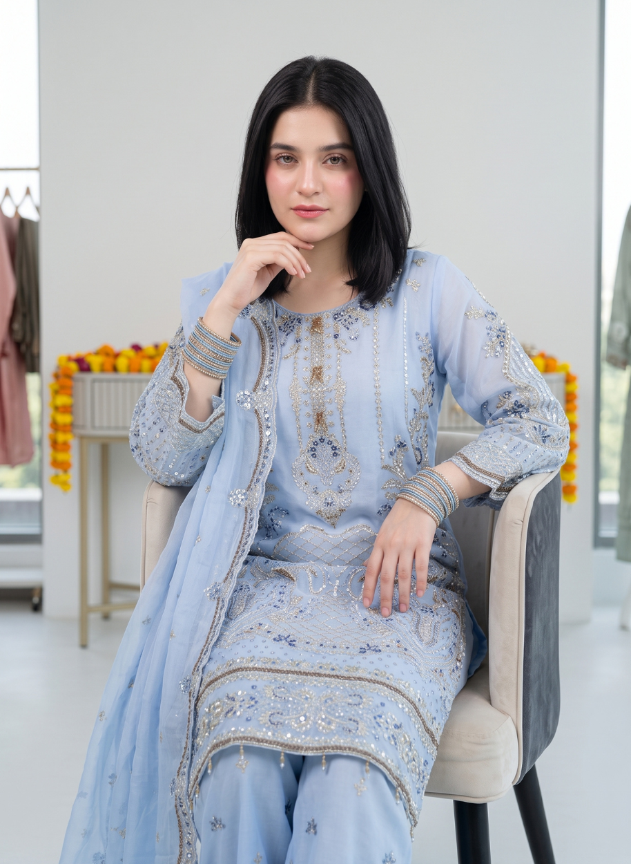E26 Women Crinkle Chiffon (Standard Size)