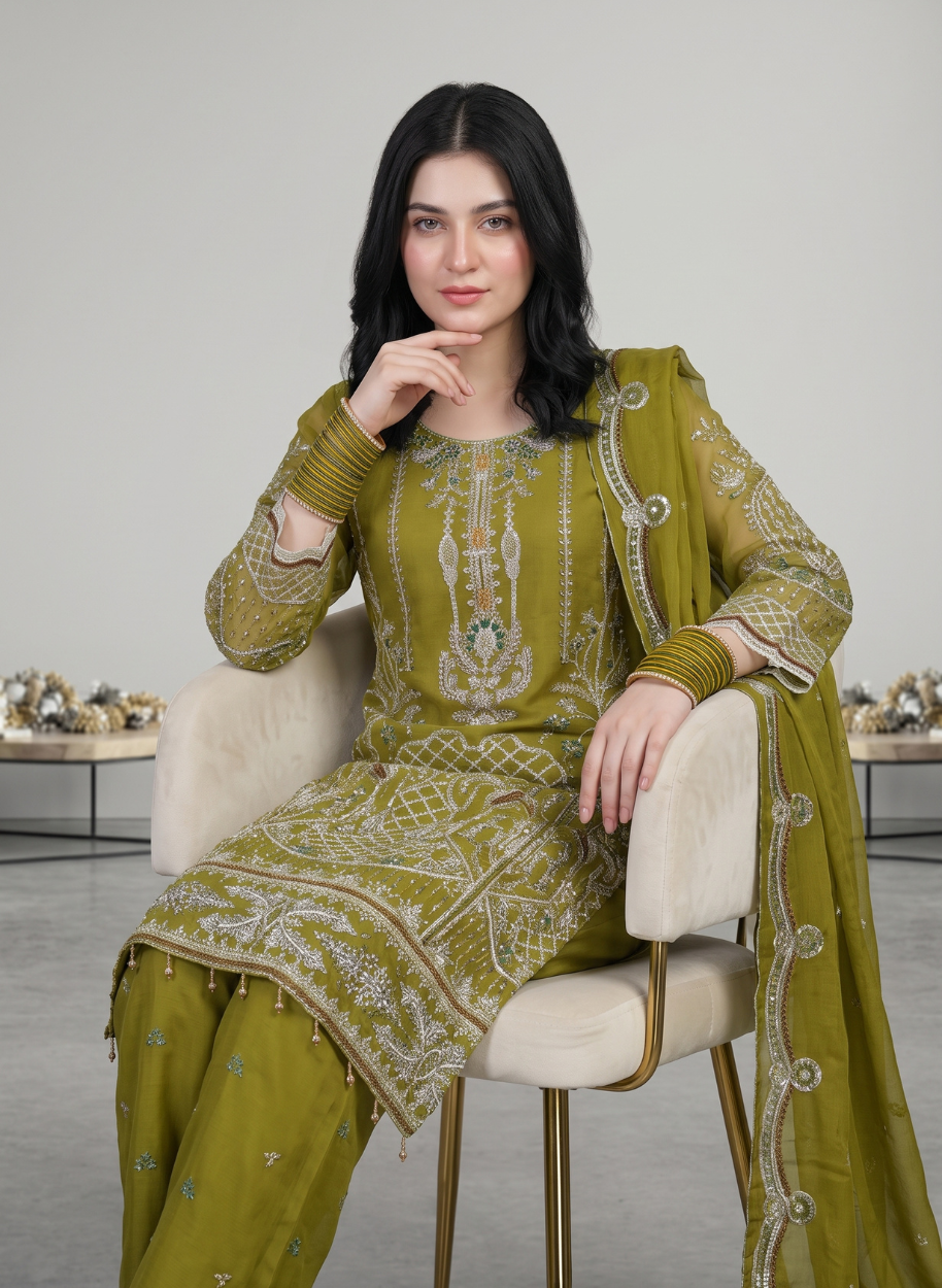 E26 Women Crinkle Chiffon (Standard Size)