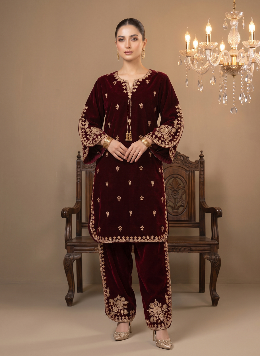 W3020 Women Velvet 