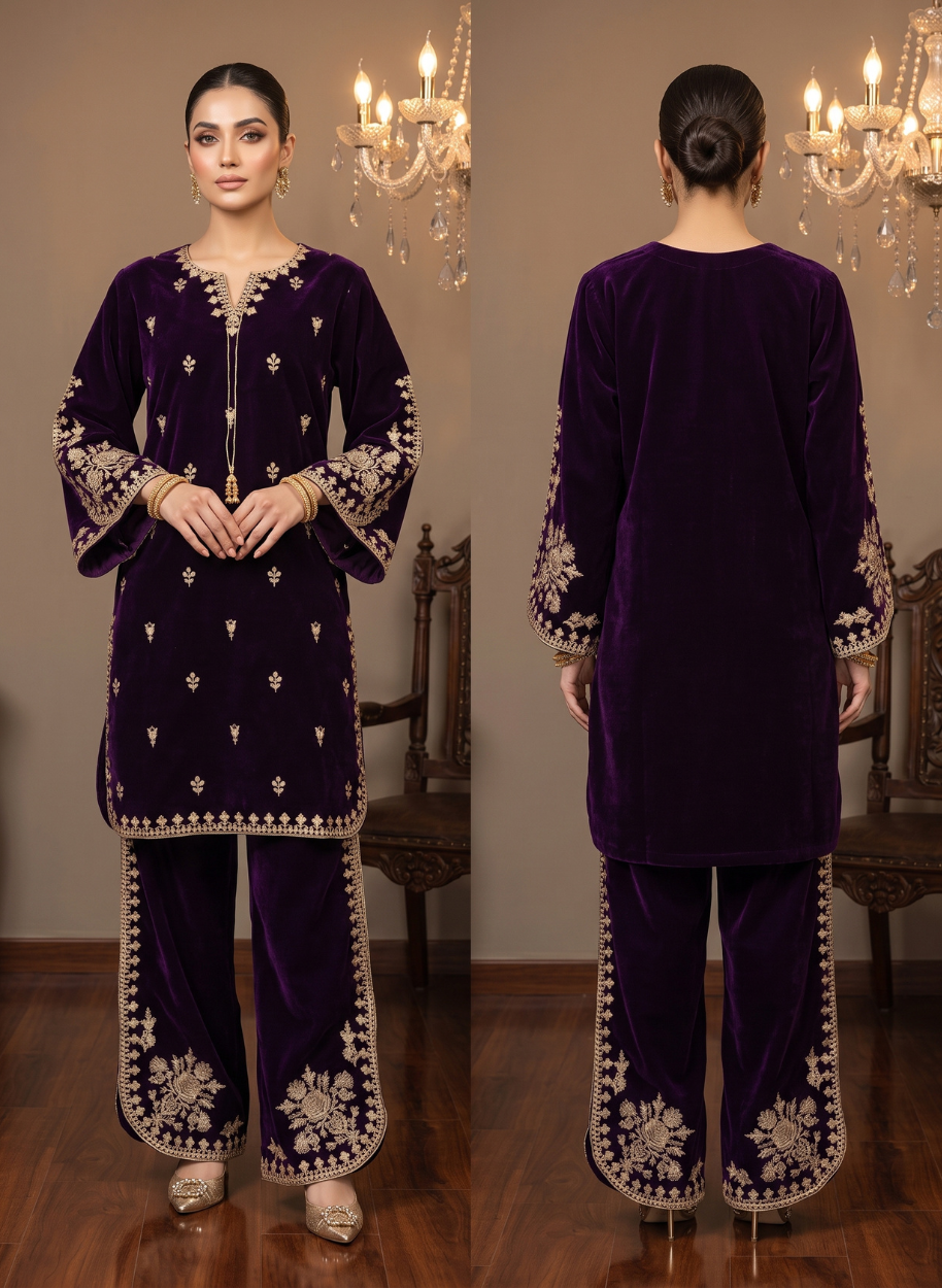 W3020 Women Velvet 