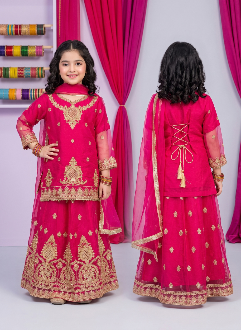 1229 Kids Organza (26,28,30,32,34,36)