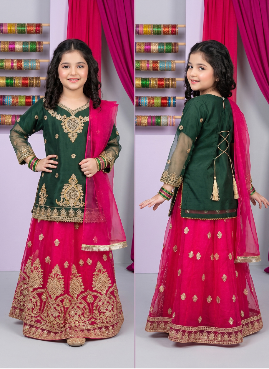 1229 Kids Organza (26,28,30,32,34,36)