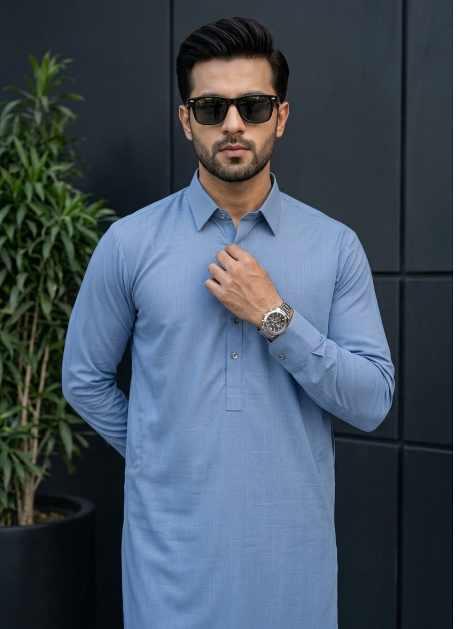 1026 Men Wash n Wear Slub (S,M,L,XL)
