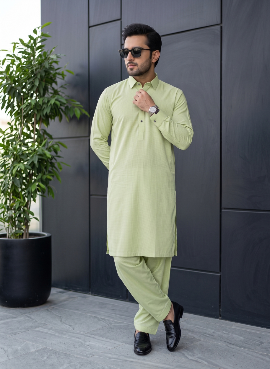 1026 Men Wash n Wear Slub (S,M,L,XL)