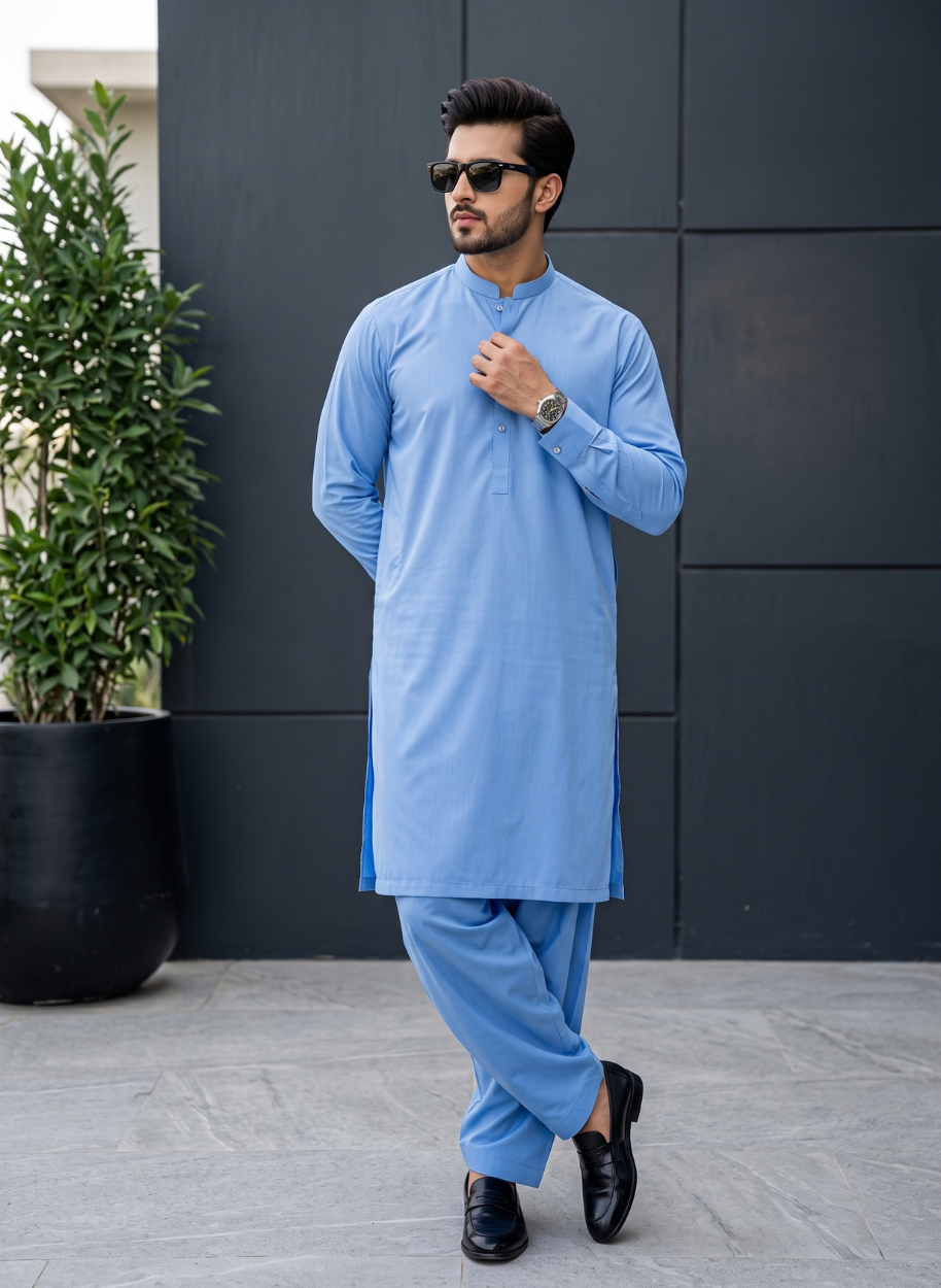 1026 Men Wash n Wear Slub (S,M,L,XL)