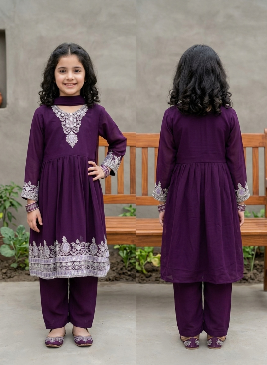 4975 Kids Chiffon (20,22,24,26,28,30,32,34,36)