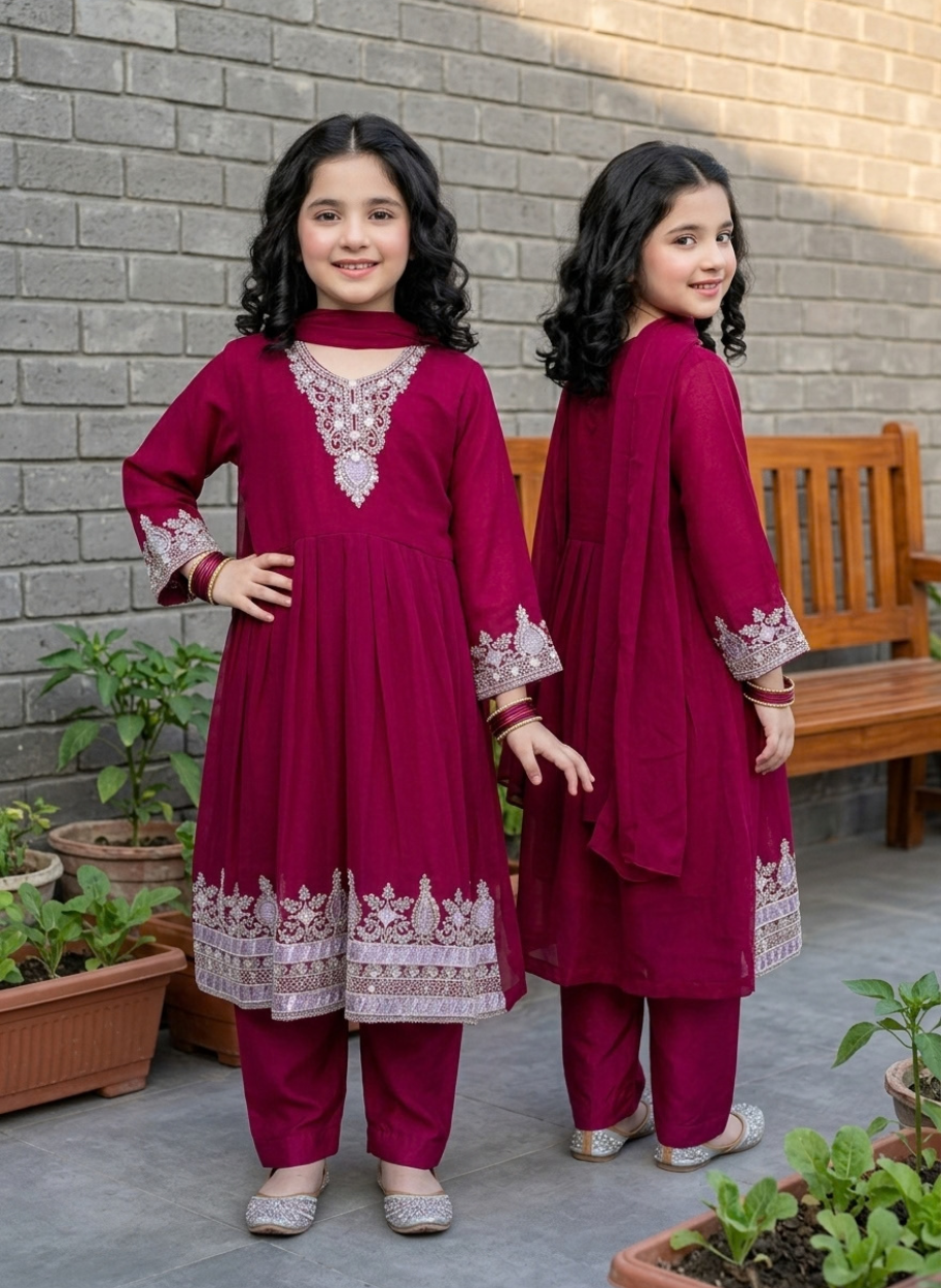 4975 Kids Chiffon (20,22,24,26,28,30,32,34,36)