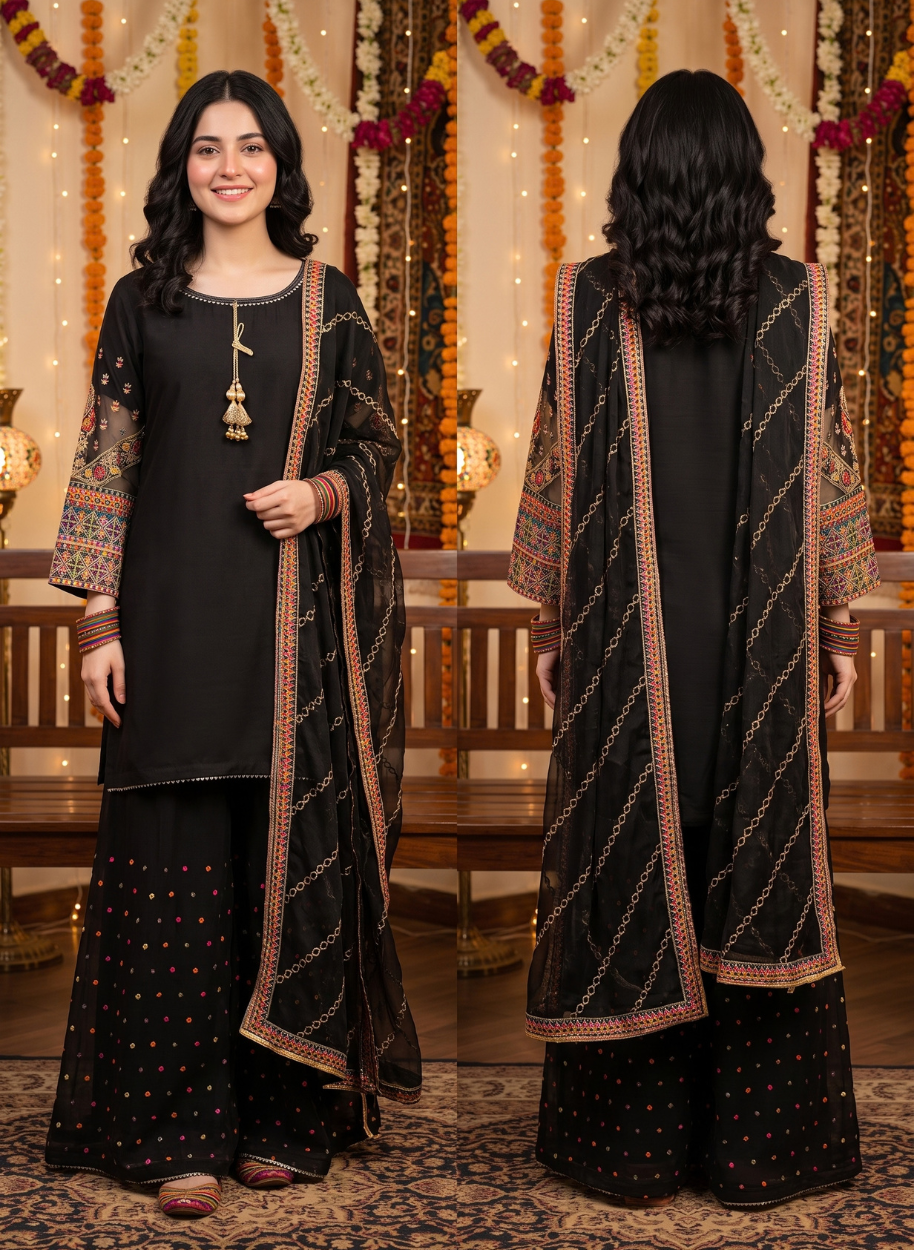 0595 Women Chiffon (S,M,L)
