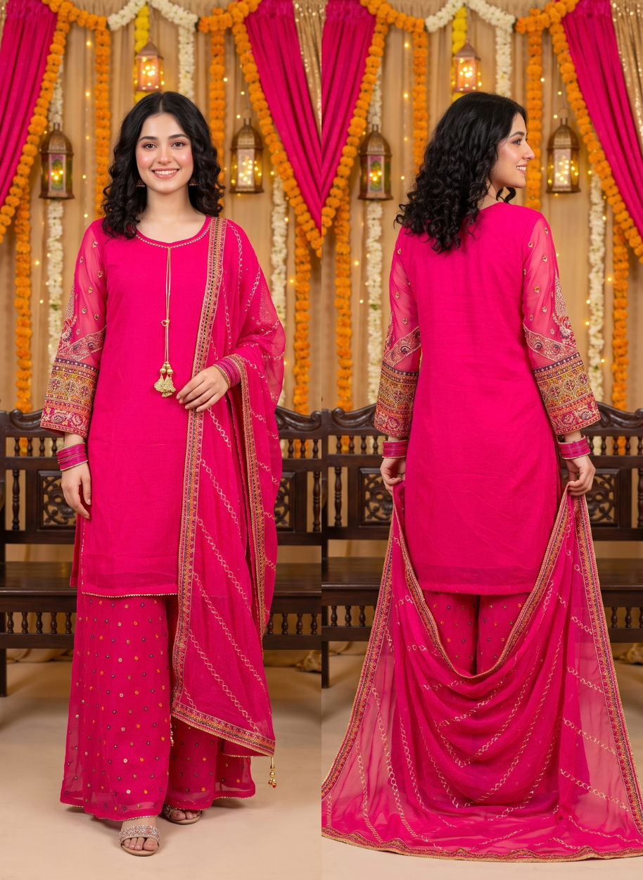 0595 Women Chiffon (S,M,L)