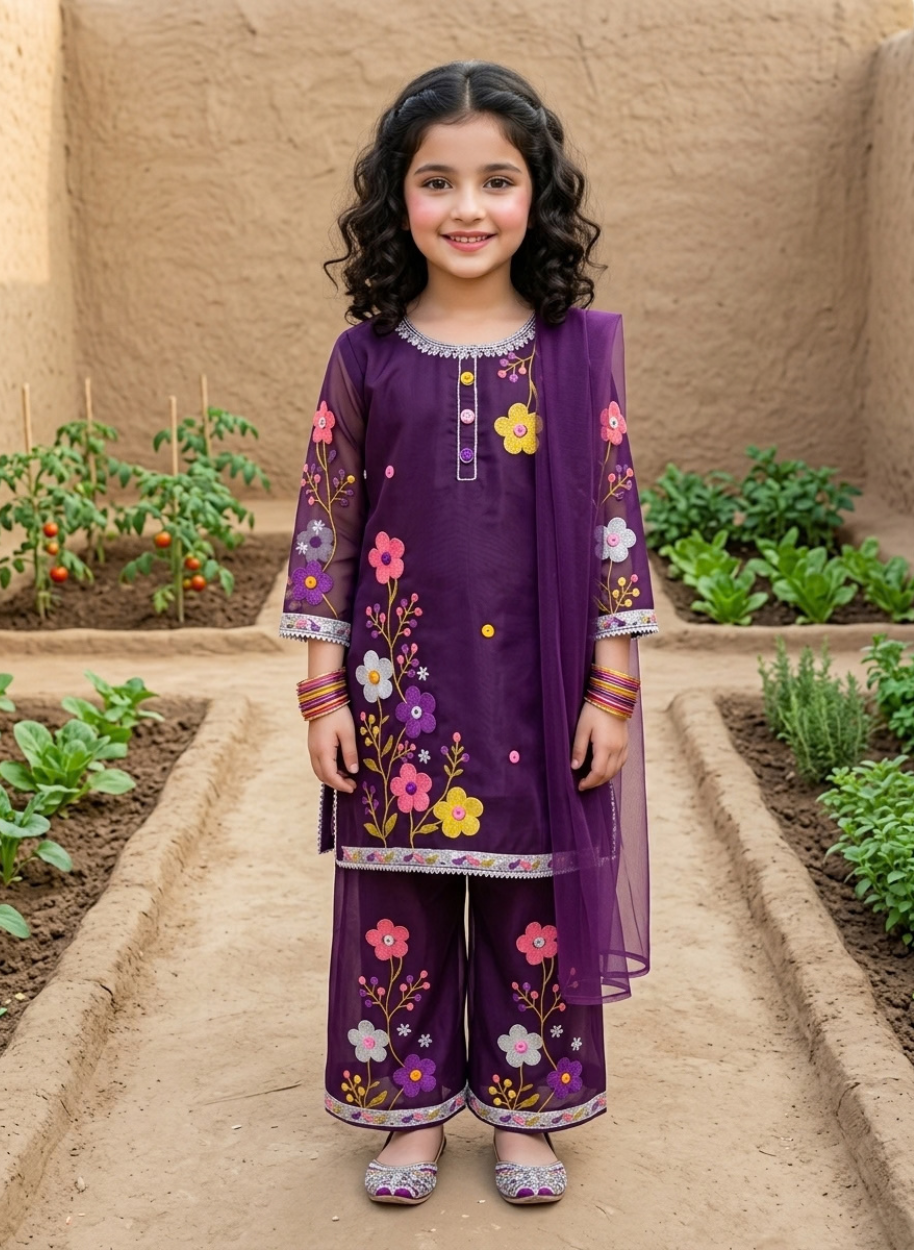 K459 Kids Chiffon
