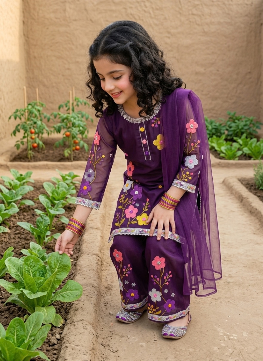 K459 Kids Chiffon