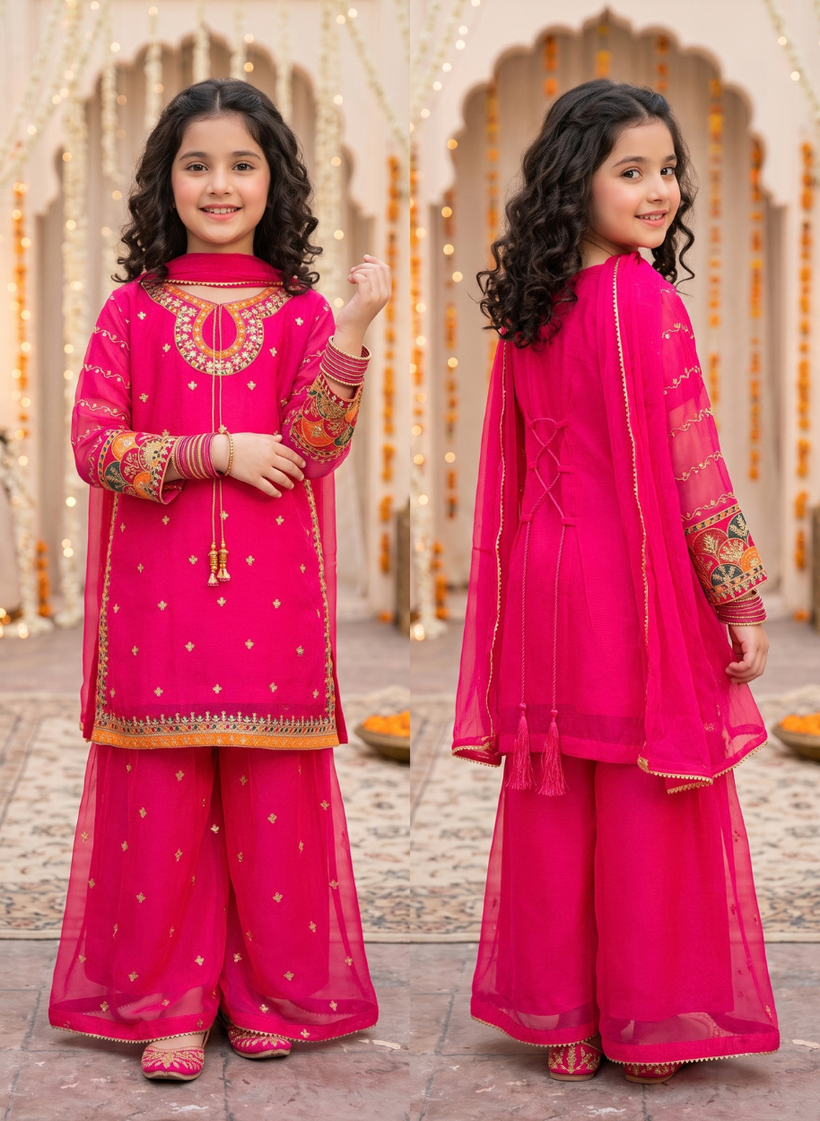 597 Kids Chiffon (26,28,30,32,34,36)