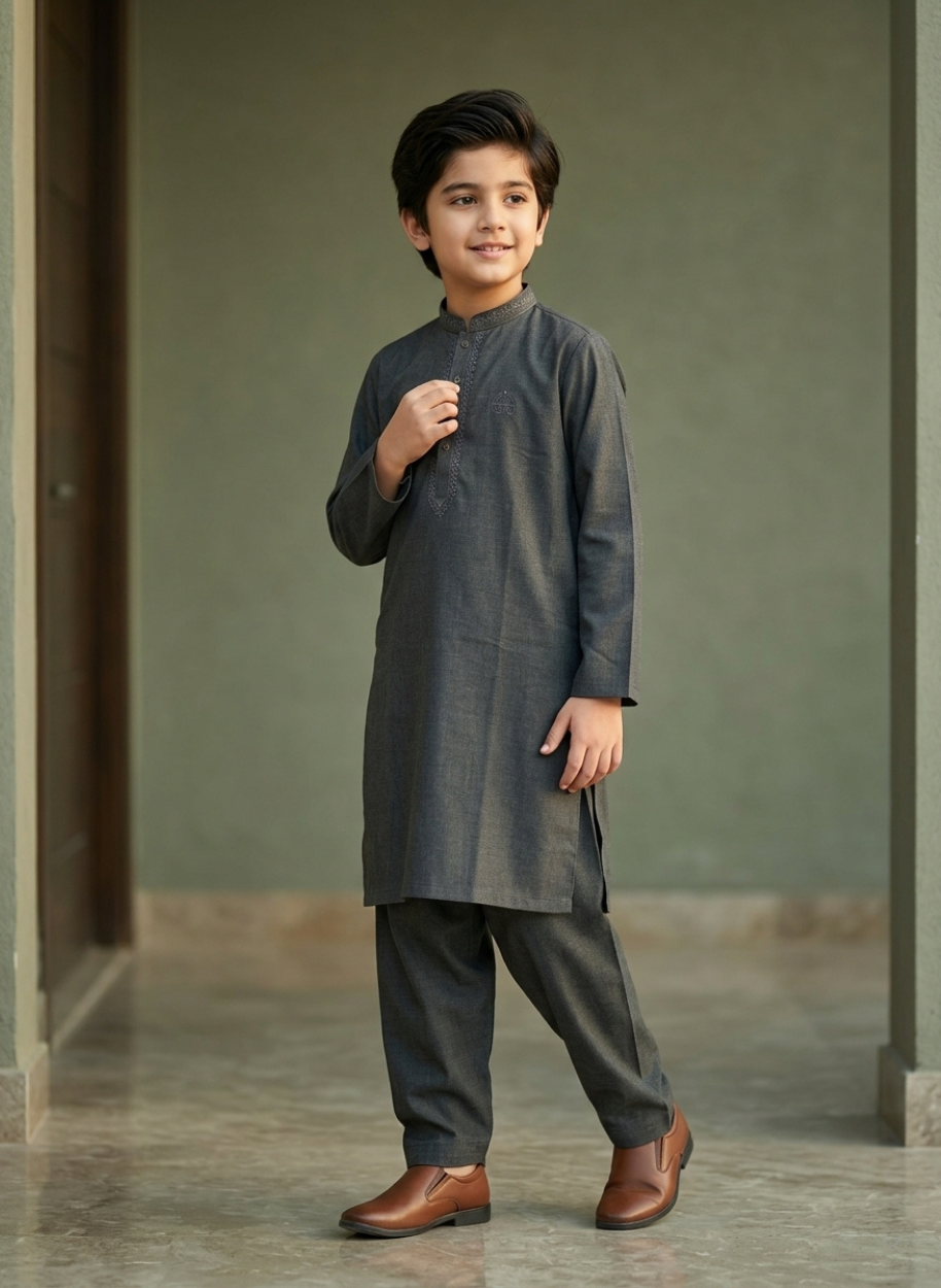 L07 Kids Self-Design Wash n Wear (32,34,36)
